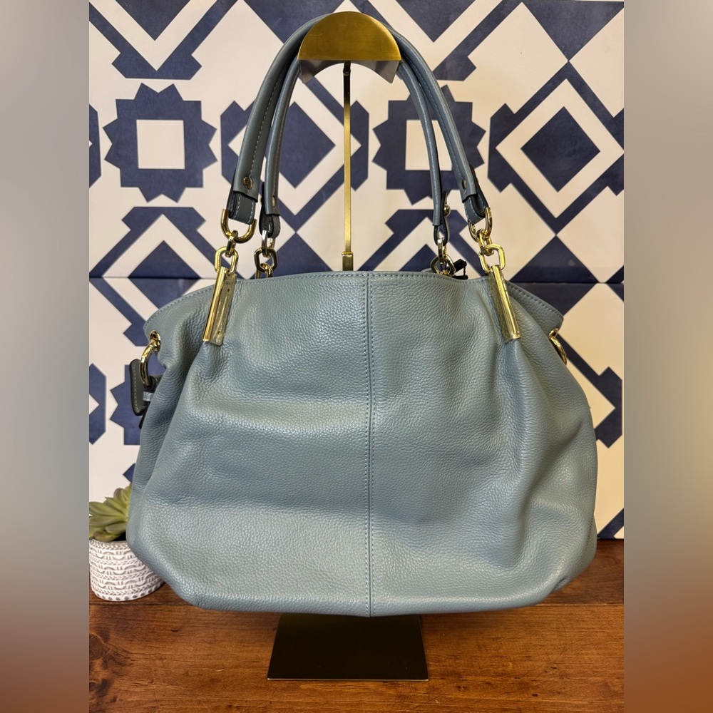 Bostanten Teal Hobo Convertible Bag
